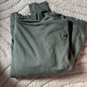 Peter Millar Green Sweatshirt Merion GC Size XL Summer Comfort